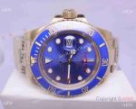 High Quality Copy Rolex Submariner watch All Gold Blue Ceramic Bezel 40mm